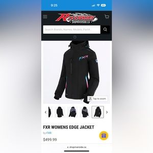 FXR WOMENS EDGE JACKET size 6